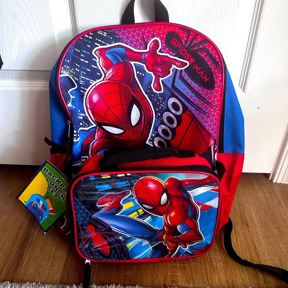 Marvel Spiderman Backpack 2 Piece Set
